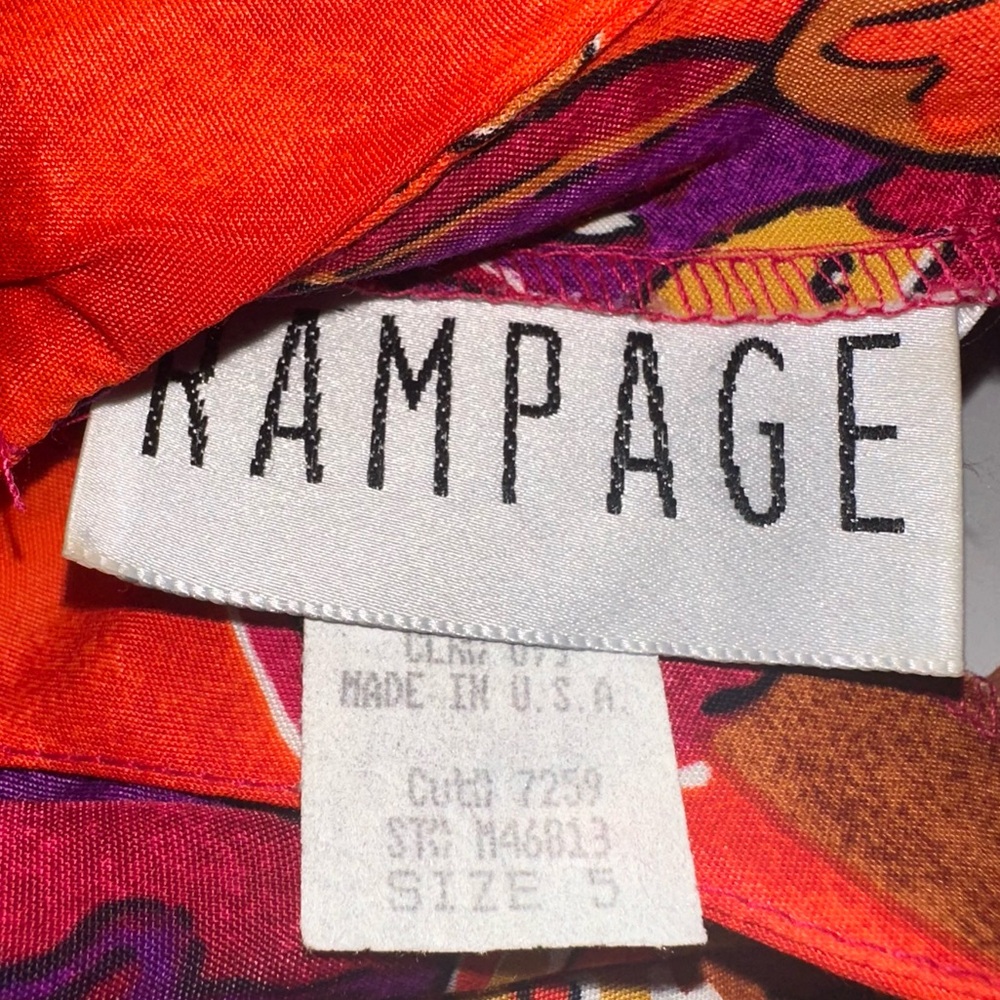 Vintage Rampage Abstract Mini Dress - Picture 8 of 9